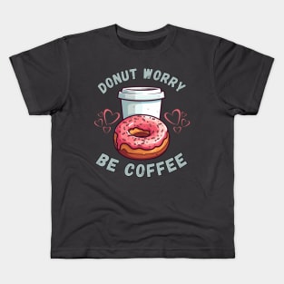 Coffee & Donut Dreams Kids T-Shirt